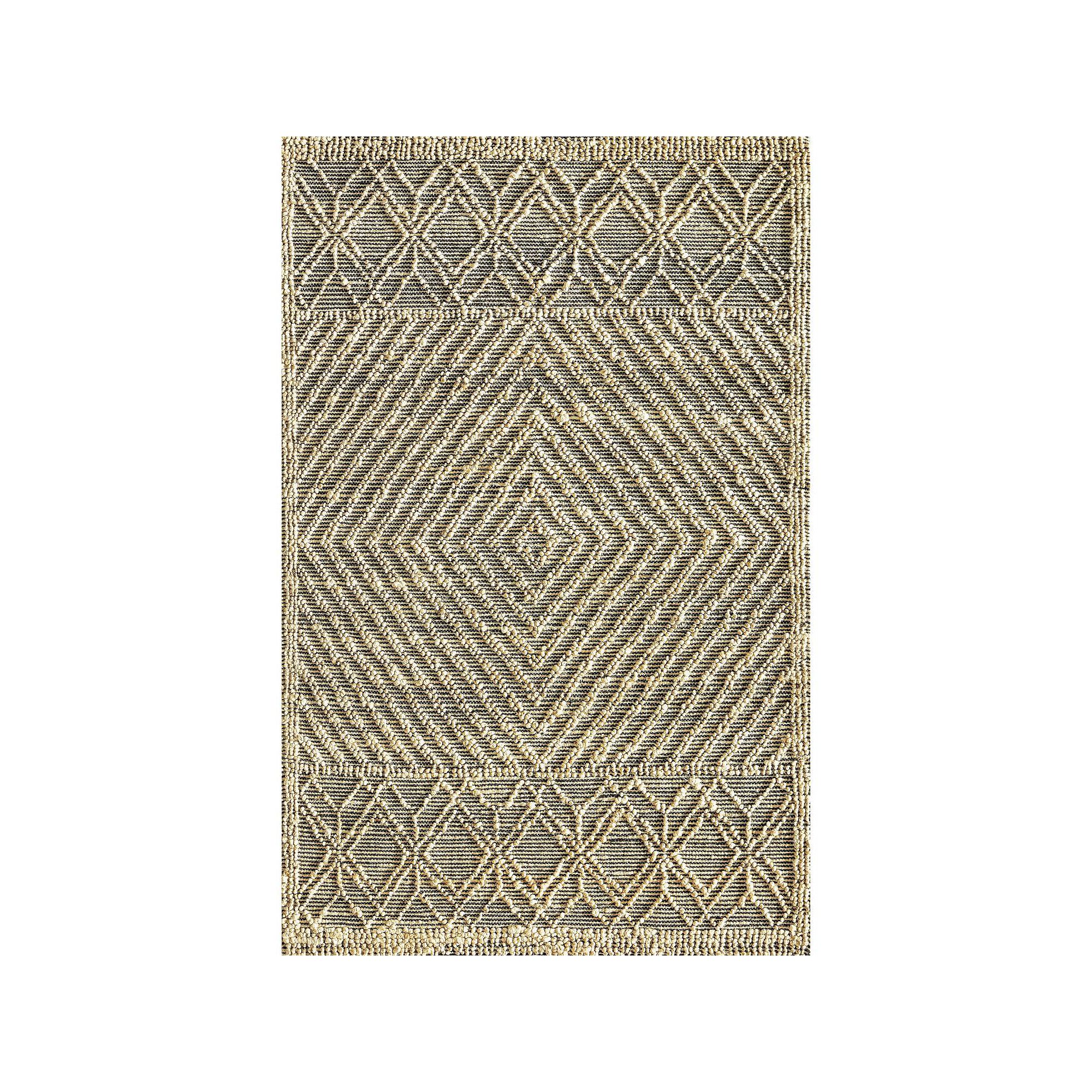 Rugs America Jarden Heirloom Rug, Knotted Black