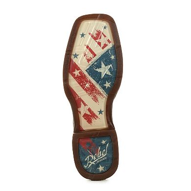 Rebel By Durango Distressed Flag Men's Western Boots
