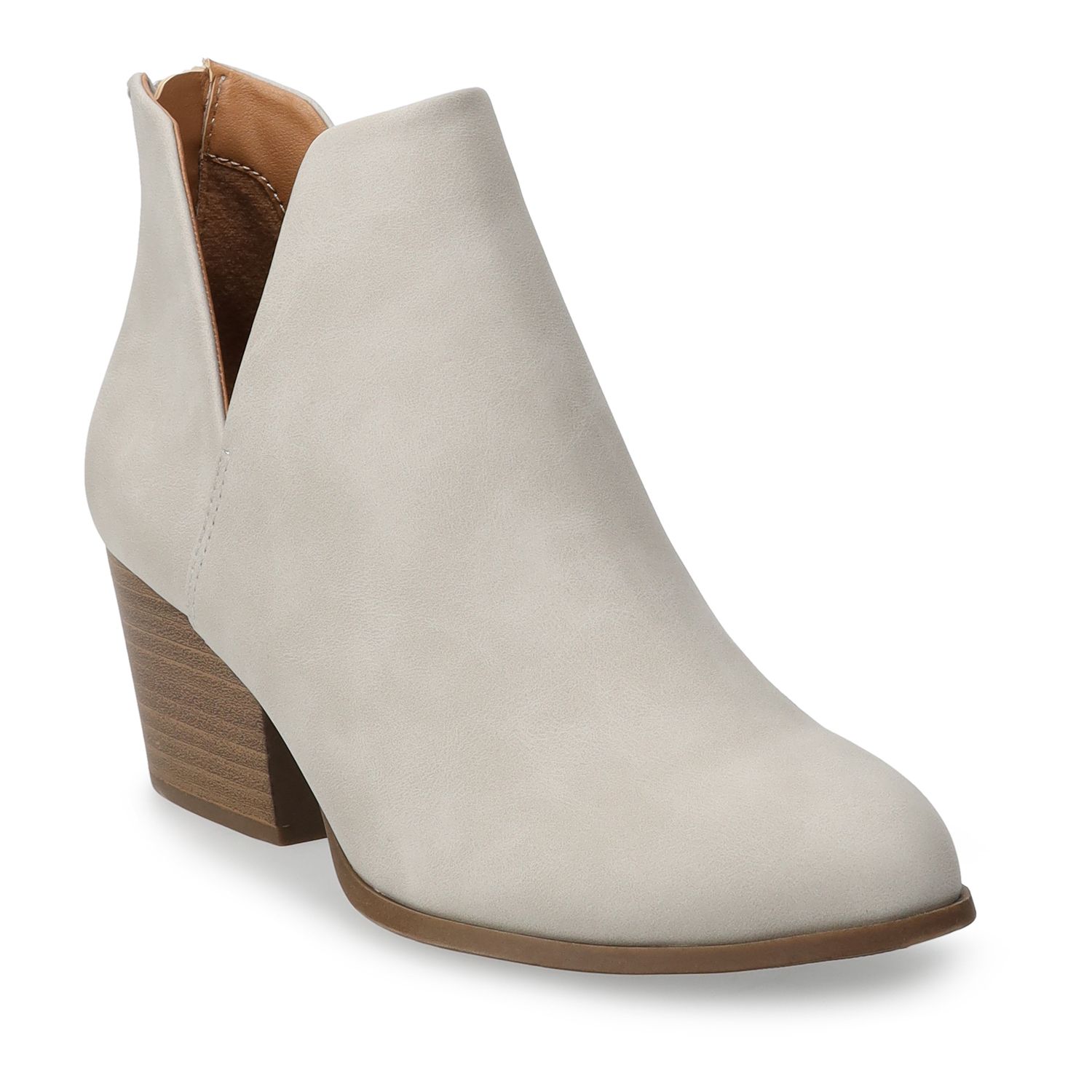 kohls womens gray boots