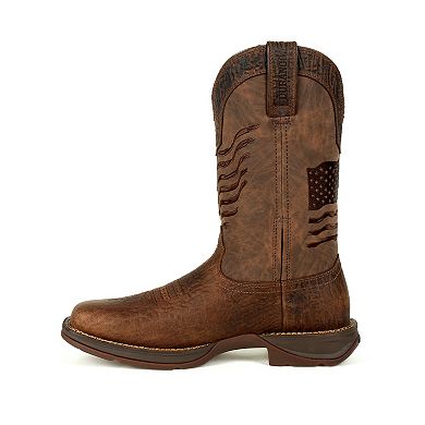Rebel By Durango Brown Distressed Flag Men's Western Boots