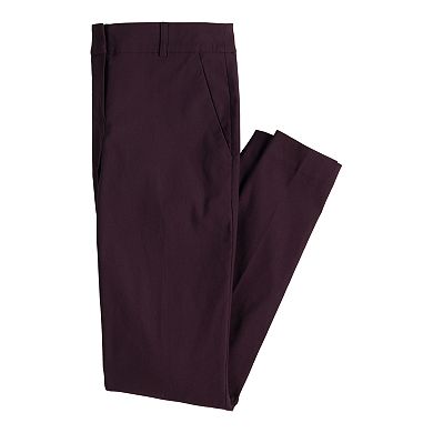 Women's Apt. 9® Millennium Zipper-Front Skinny Pants