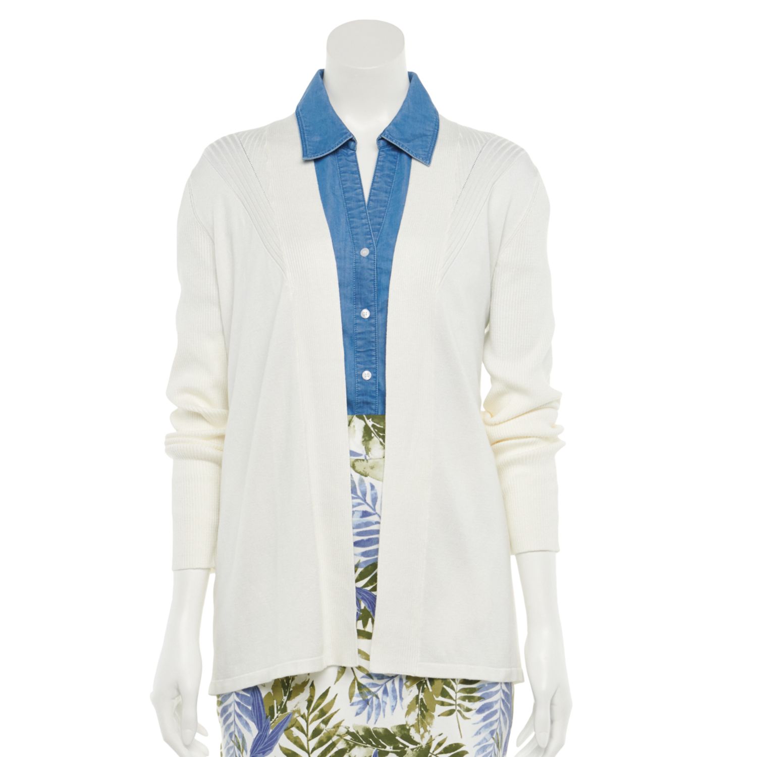 womens dressy white cardigan