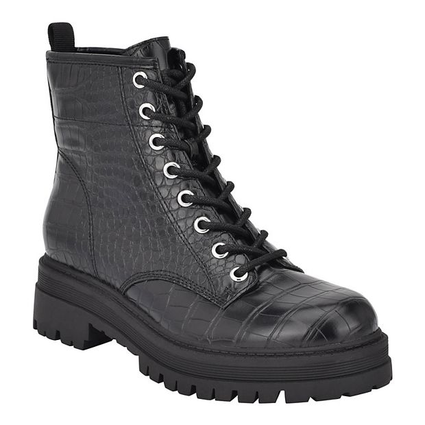 Boots croco 2024 noir