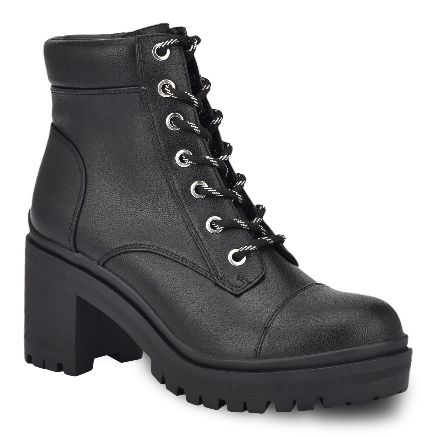 edgy boots black