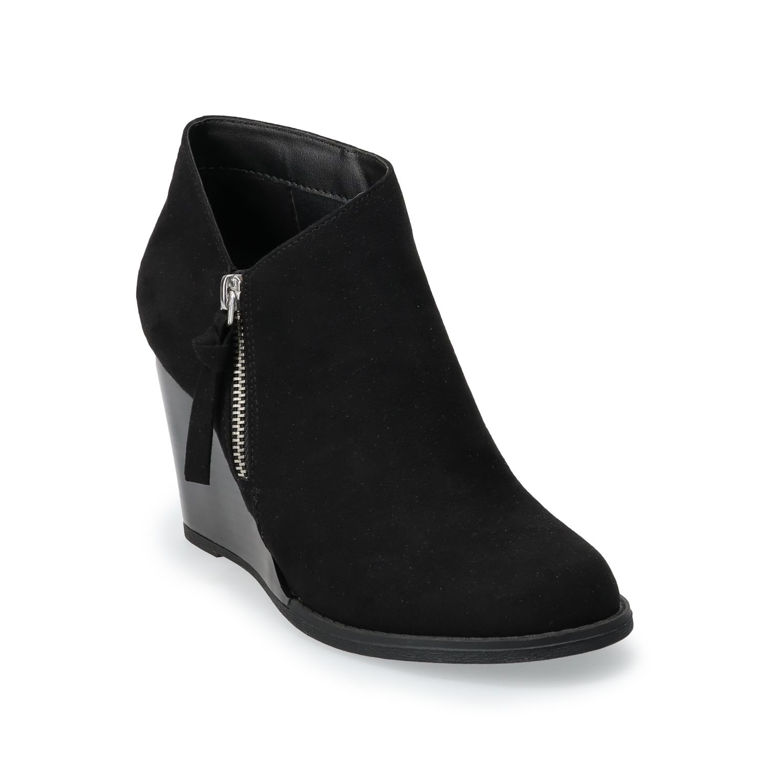 kohls womens wedge boots