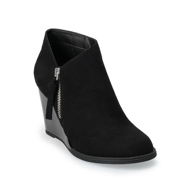 Kohls best sale wedge booties