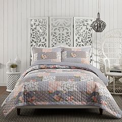 Bright Floral Quilt Set