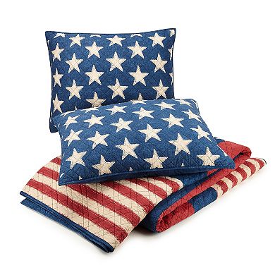 Modern Heirloom Americana Quilt Set and Shams