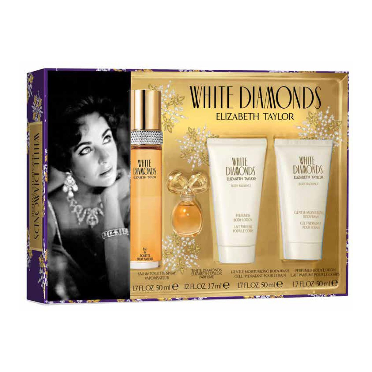 white diamond gift sets elizabeth taylor