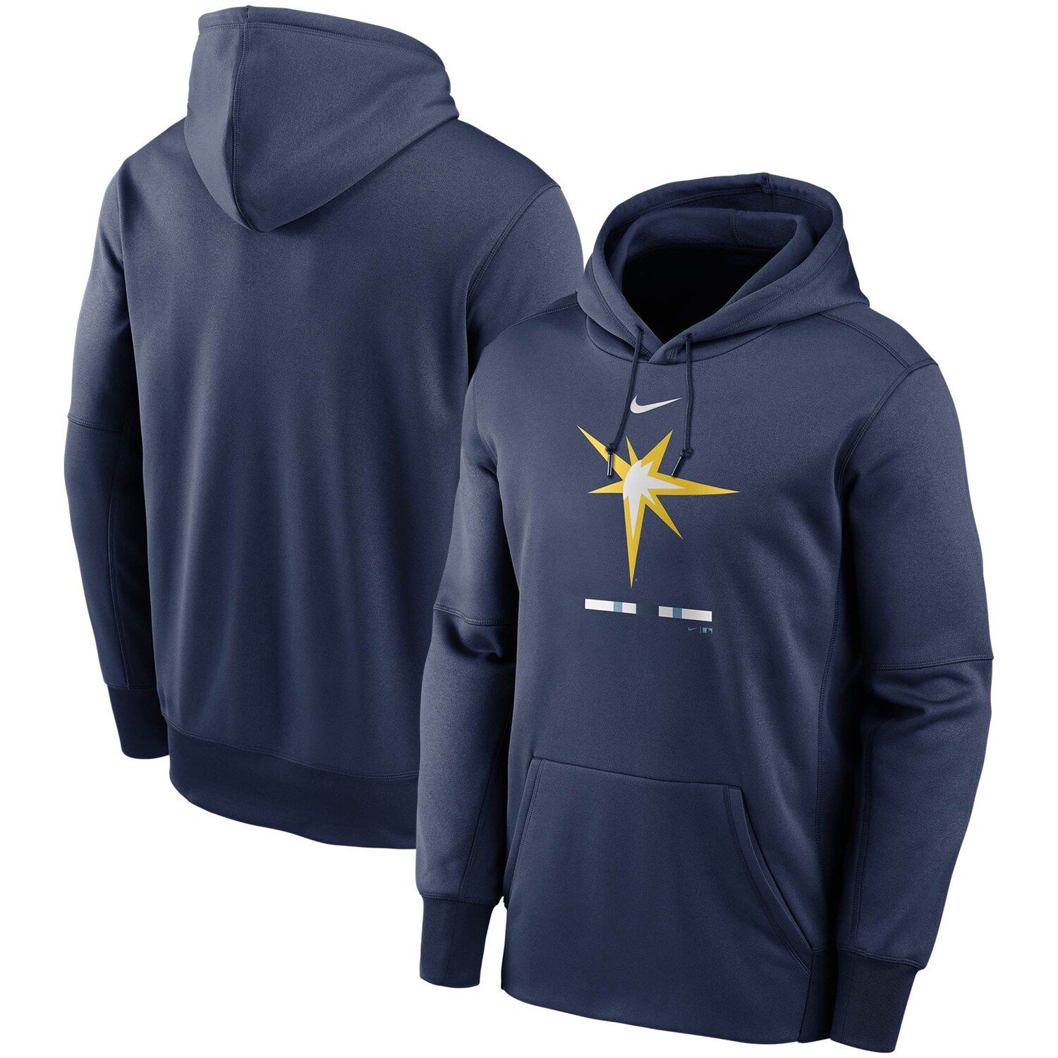 Men's Nike Navy Tampa Bay Rays Legacy Performance Pullover Hoodie