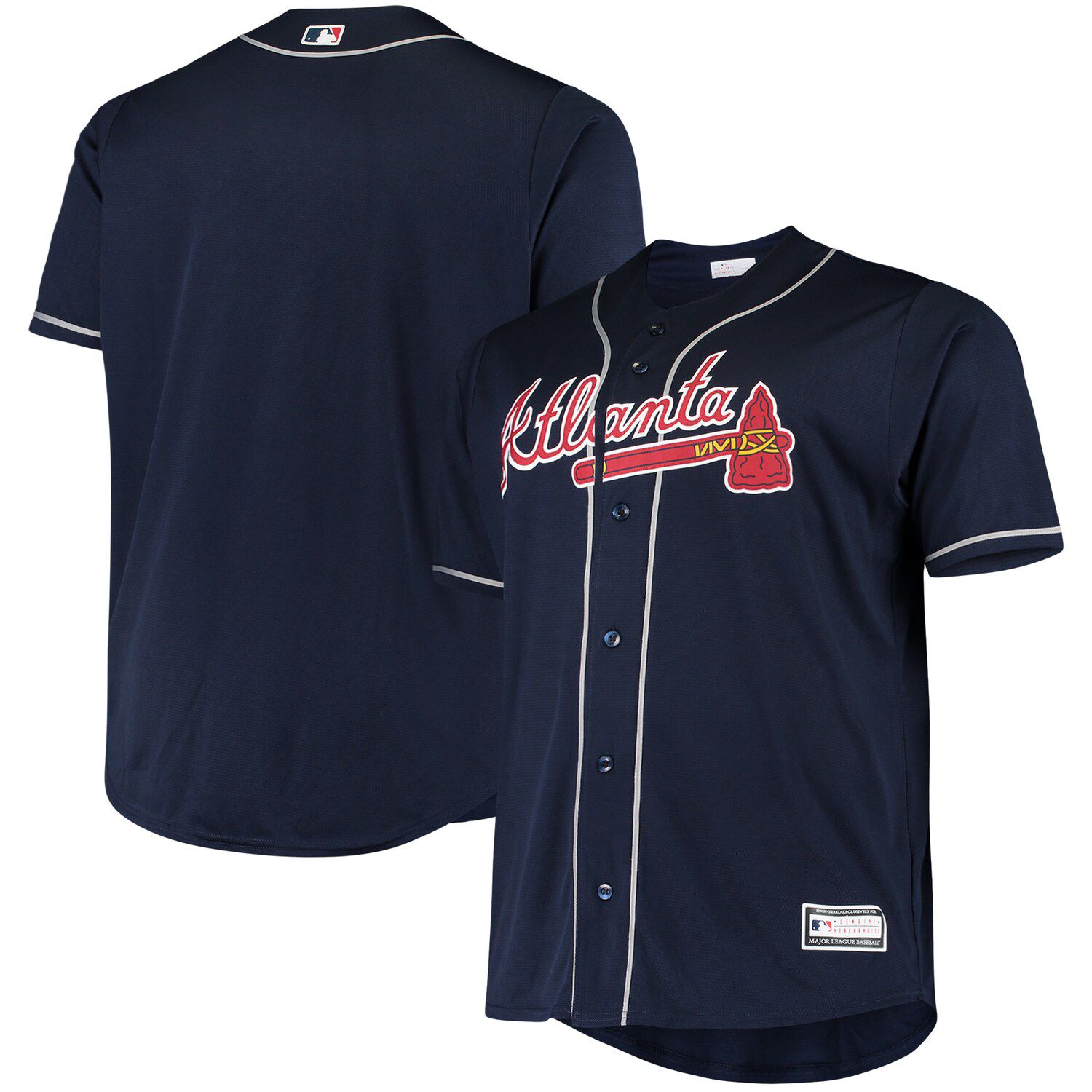 atlanta braves jersey big and tall