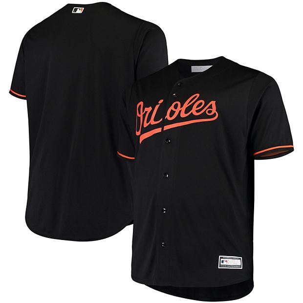 Men's Black Baltimore Orioles Big & Tall Replica Alternate Team Jersey