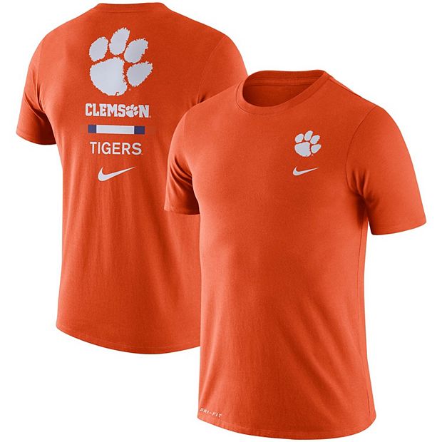 Men's Nike Orange Clemson Tigers Performance Pullover Hoodie