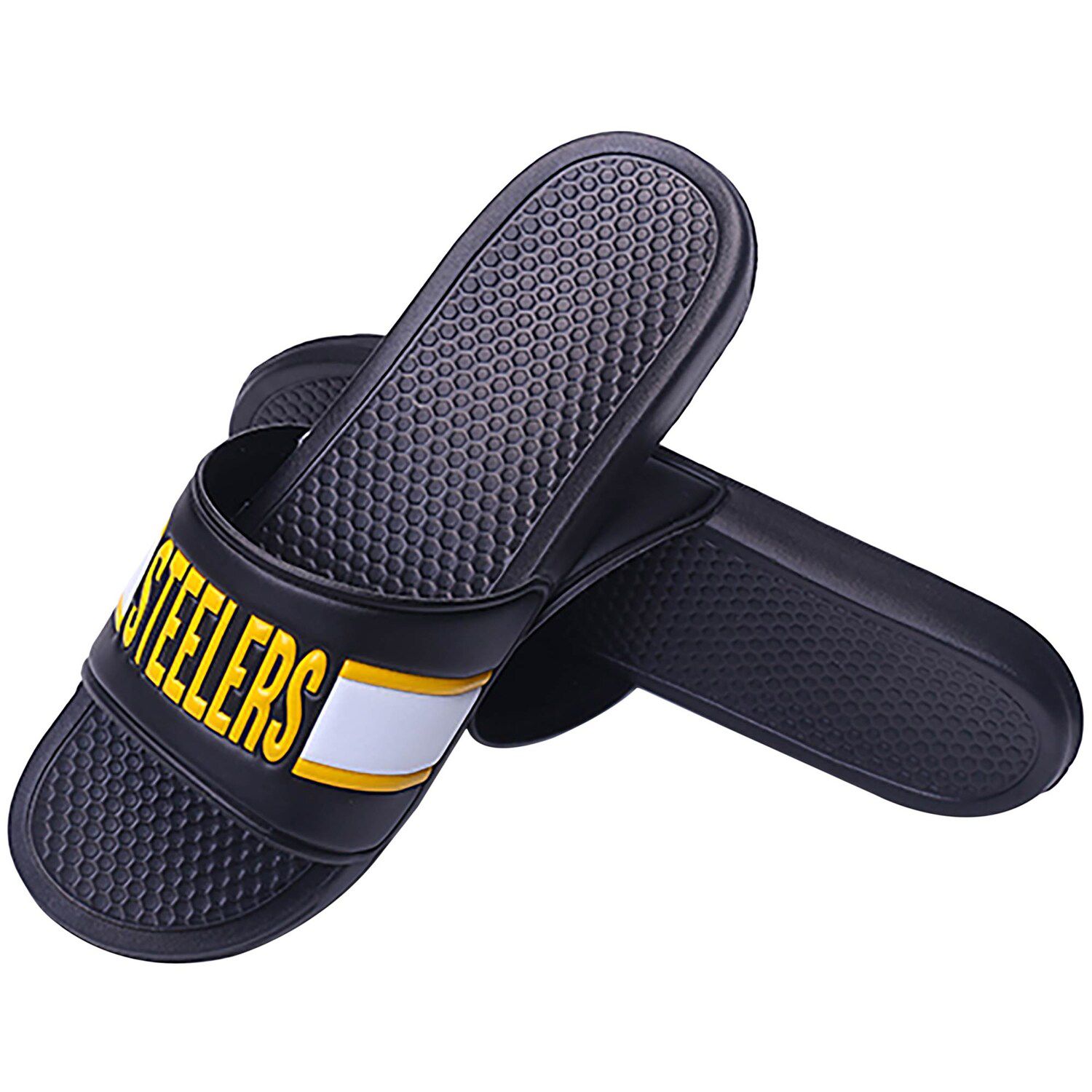 nike steelers slides