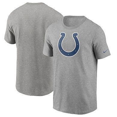Men's Nike Heathered Gray Indianapolis Colts Primary Logo T-Shirt