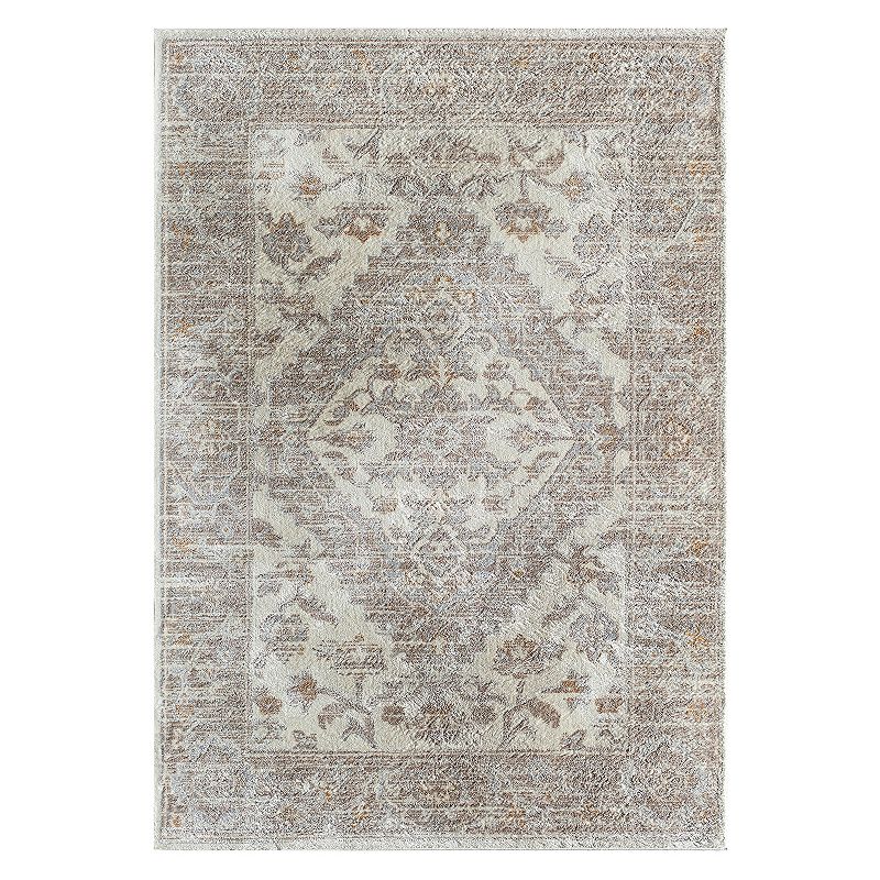 Rugs America Lennox Rug, White, 8X10 Ft