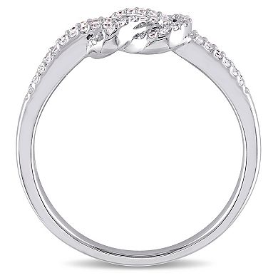 Stella Grace 14k White Gold 1/6 Carat T.W. Diamond Infinity Ring