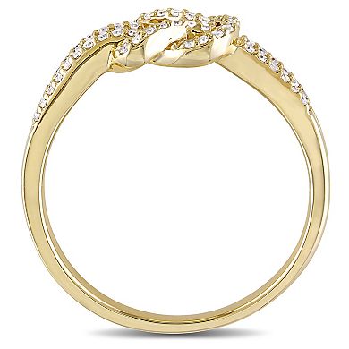 Stella Grace 14k Gold 1/6 Carat T.W. Diamond Infinity Ring