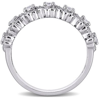Stella Grace 10k White Gold 1/2 Carat T.W. Diamond Eternity Ring