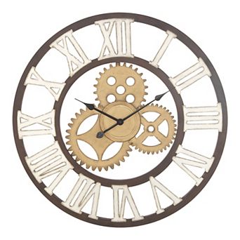 Stella & Eve Industrial Gear Wall Clock