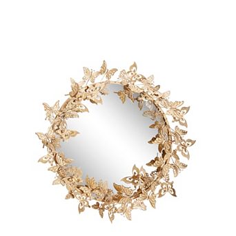 Stella & Eve Butterfly Round Wall Mirror