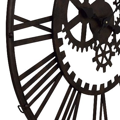 Stella & Eve Industrial Multiple Gear Wall Clock