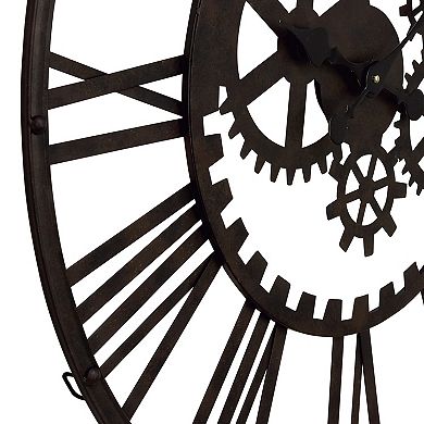 Stella & Eve Industrial Gear Wall Clock