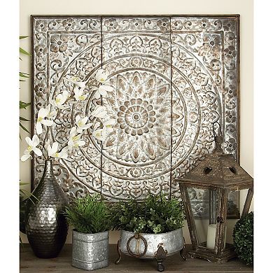Stella & Eve Rustic Flourish Framed Wall Decor