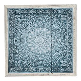 Stella & Eve Rustic Medallion Floral Wall Decor