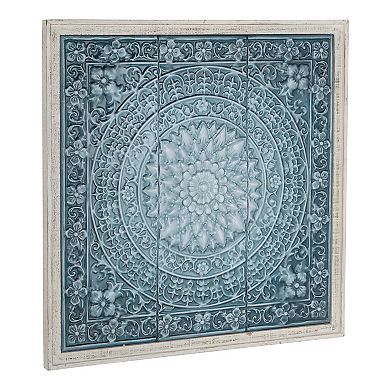 Stella & Eve Rustic Medallion Floral Wall Decor