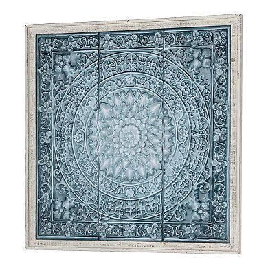 Stella & Eve Rustic Medallion Floral Wall Decor