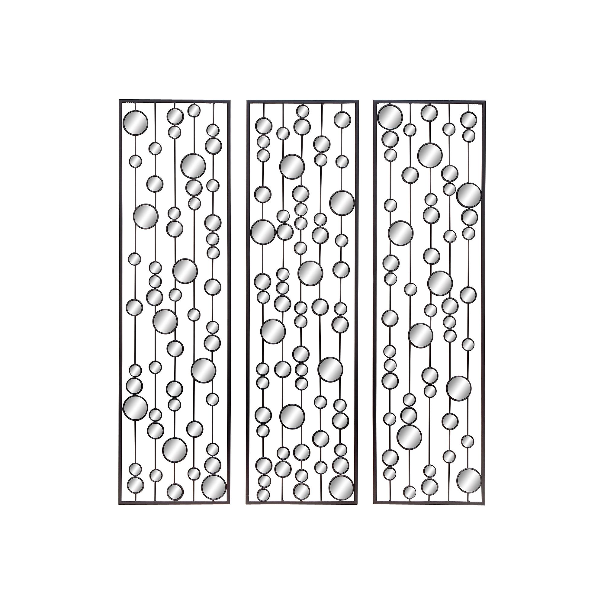 Stella & Eve Glam Mirror Wall Decor, Black