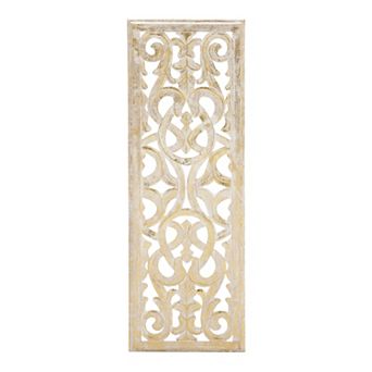 Stella & Eve Carved Scroll Wall Decor