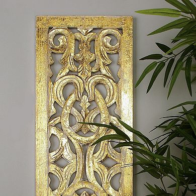 Stella & Eve Carved Scroll Wall Decor
