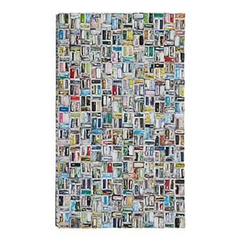 Stella & Eve Colorful Basket Weave Wall Art