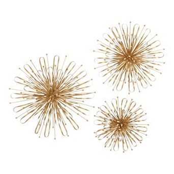 Stella & Eve Spiked Puff Wall Decor 3 pc Set