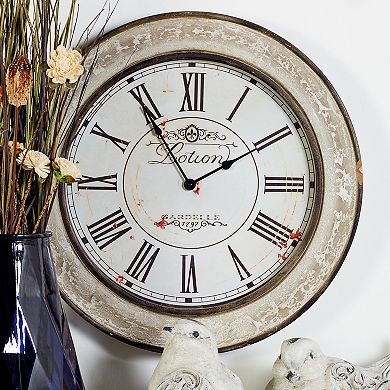 Stella & Eve Distressed Wall Clock