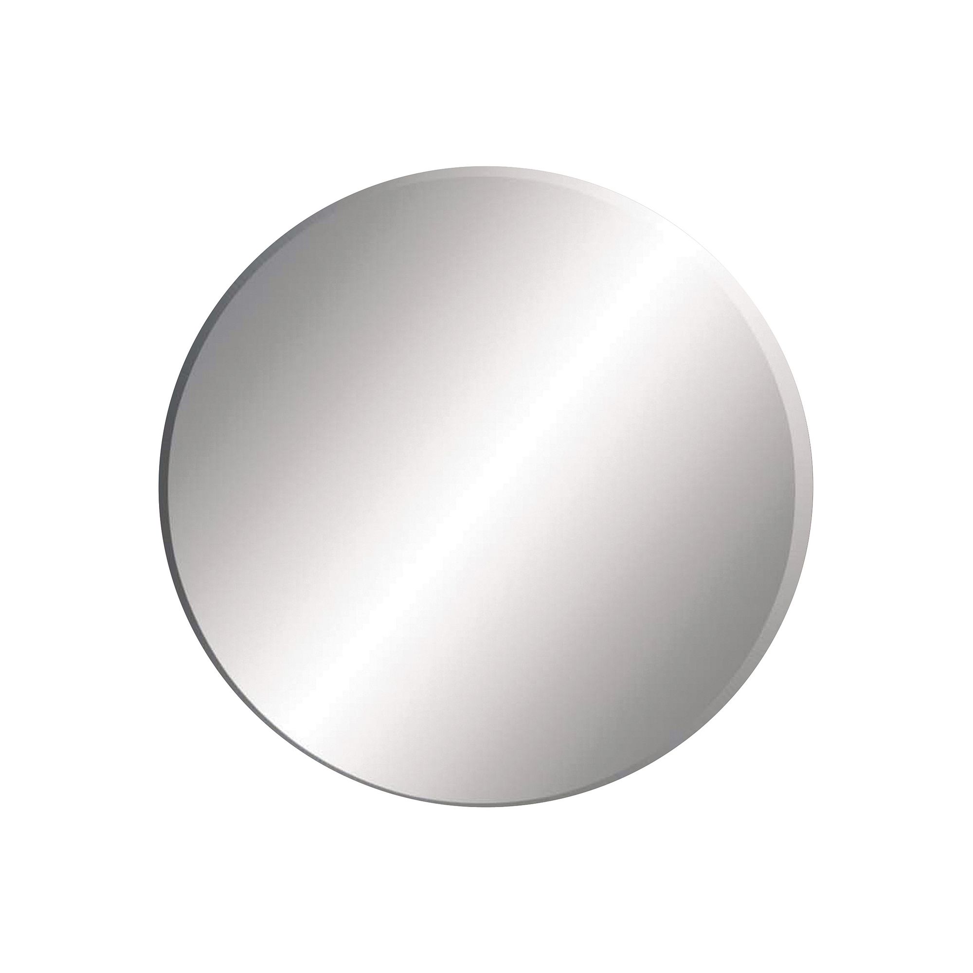Stella & Eve Modern Frameless Wall Mirror, Black