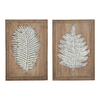 Stella & Eve Leaves Wall Decor 2 pc Set