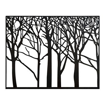 Stella & Eve Forest Tree Silhouette Wall Decor