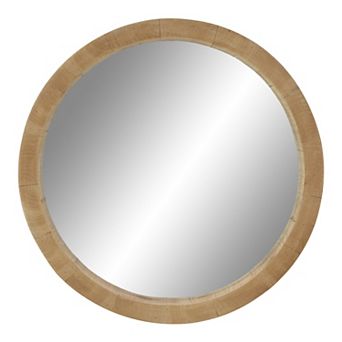 Stella & Eve Round Rustic Wall Mirror