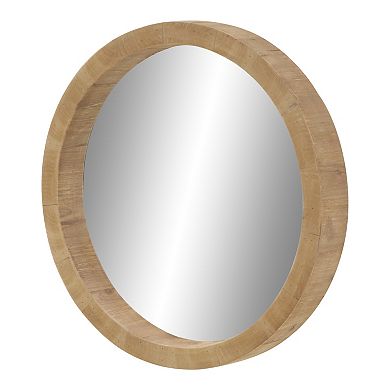 Stella & Eve Round Rustic Wall Mirror