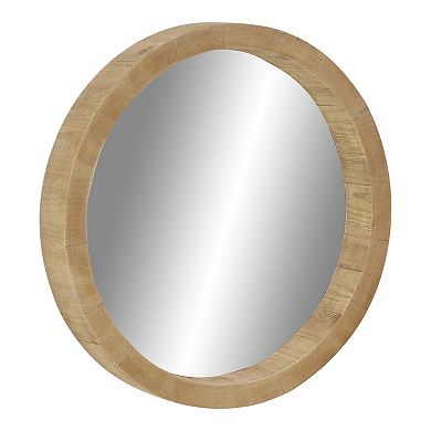 Stella & Eve Round Rustic Wall Mirror