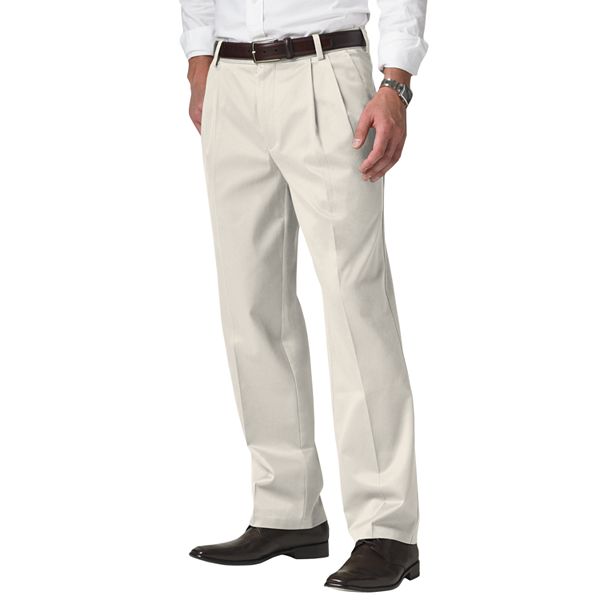 Dockers Men's D3 Comfort Khaki Classic Fit Flat Front Pants Khaki 