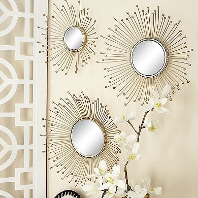 Stella & Eve Glam-Inspired Radial Wall Mirror 3-piece Set