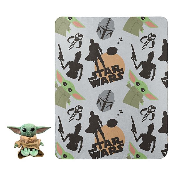 Disney S Star Wars The Mandalorian The Child Hugger Pillow Fleece Throw Set