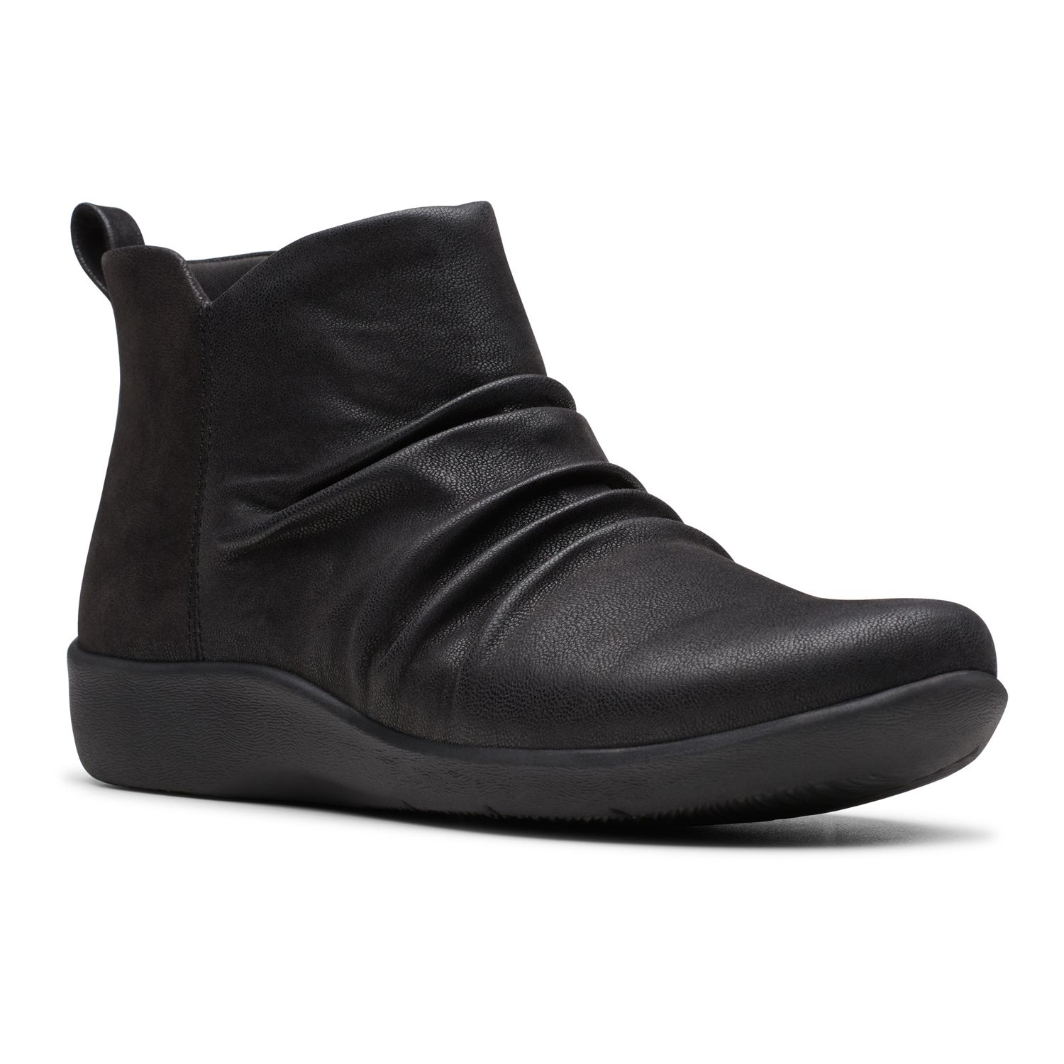 clarks cloudsteppers black