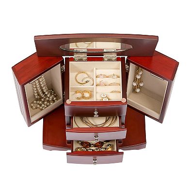 Mele & Co. Elena Wooden Jewelry Box