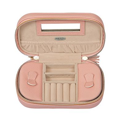 Mele and Co Alma Travel Zip Close Jewelry Case
