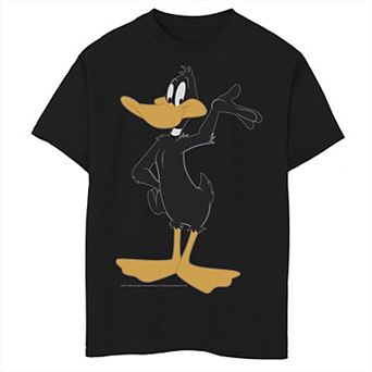 Boys 8-20 Looney Tunes Daffy Duck Simple Portrait Graphic Tee
